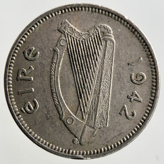 1942 Irish Threepence Coin | Very High Grade