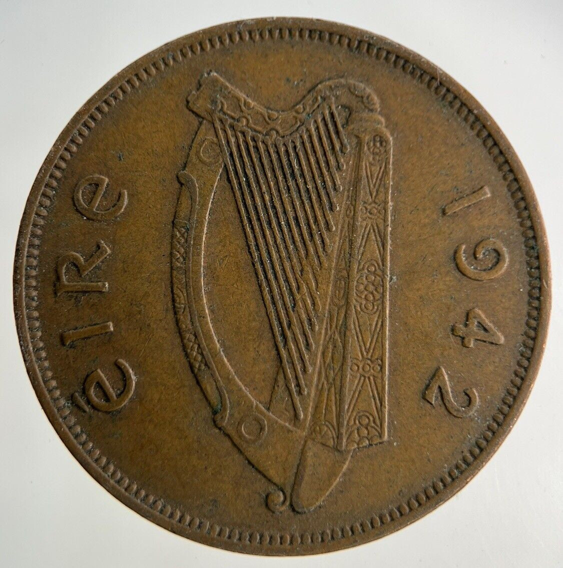 1942 Irish One Penny Coin | Fine Collectable Grade