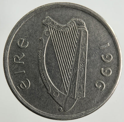 1996 Irish 5p Five-Pence Coin | Fine Collectable Grade