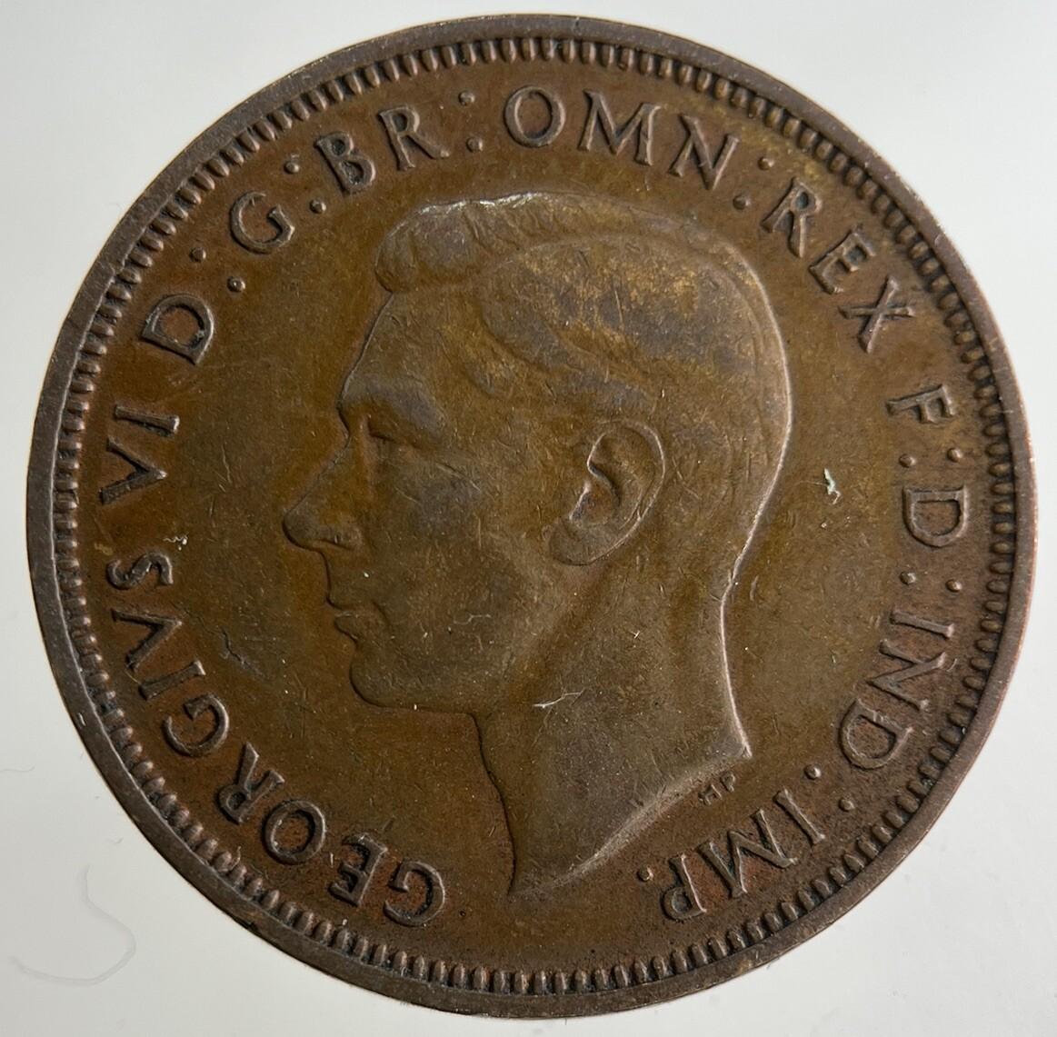 1946 George VI Half-Penny Coin | Fine Collectable Grade