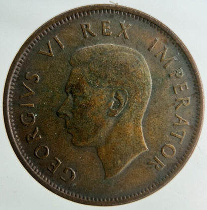 1942 South Africa Half-Penny Coin | Fine Collectable Grade