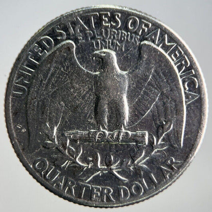 1942 US American Quarter Silver Coin | Fine Collectable Grade | a4093
