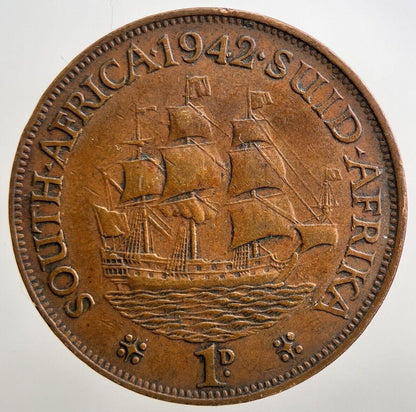 1942 South Africa Penny Coin | Very High Grade | a2702