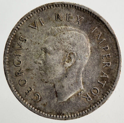 1942 South Africa Threepence Silver Coin | Fine Collectable Grade
