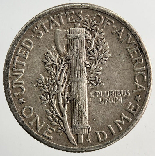 1942 US USA Mercury Dime Silver Coin | Fine Collectable Grade