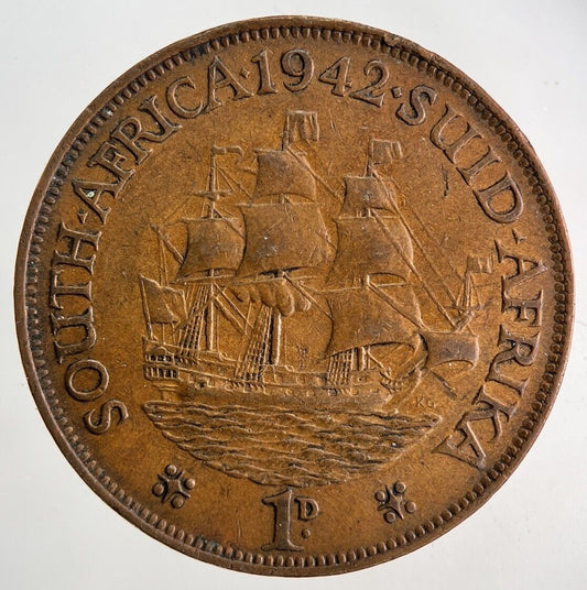 1942 South Africa One Penny Coin | Fine Collectable Grade