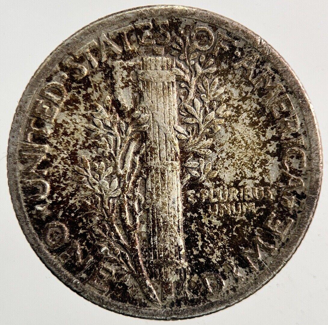 1942 US USA Mercury One Dime Silver Coin | Fine Collectable Grade