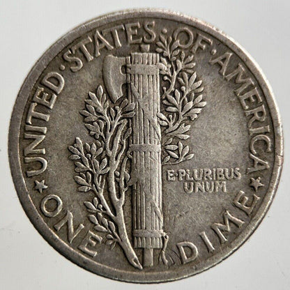 1942 US USA Mercury One Dime Silver Coin | Fine Collectable Grade
