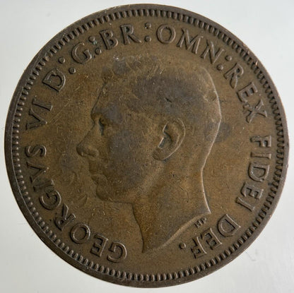 1952 George VI Half-Penny Coin | Collectable Grade
