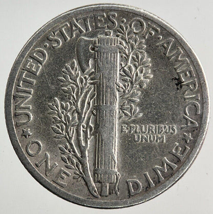 1942 US USA Mercury One Dime Silver Coin | Fine Collectable Grade