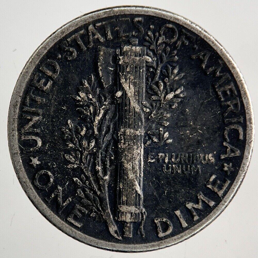 1942 US USA Mercury One Dime Silver Coin | Fine Collectable Grade