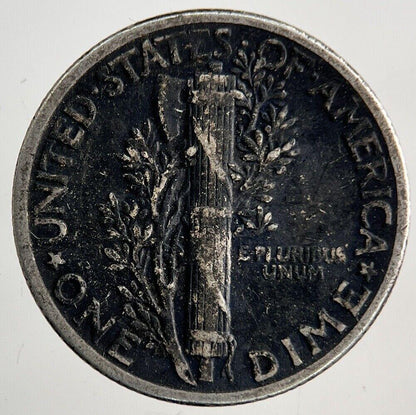 1942 US USA Mercury One Dime Silver Coin | Fine Collectable Grade