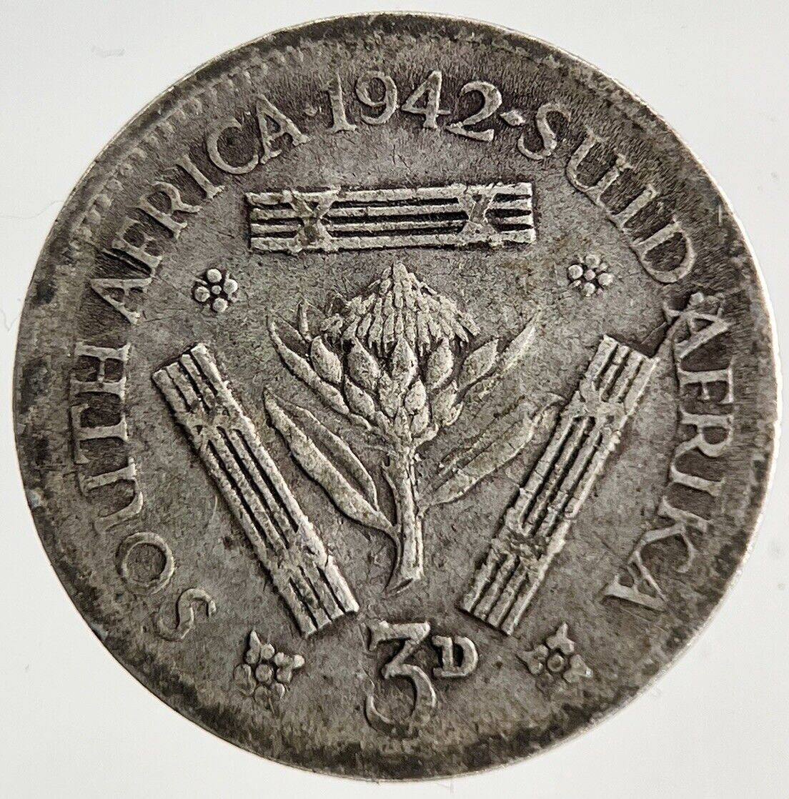 1942 South Africa Threepence Silver Coin | Collectable Grade