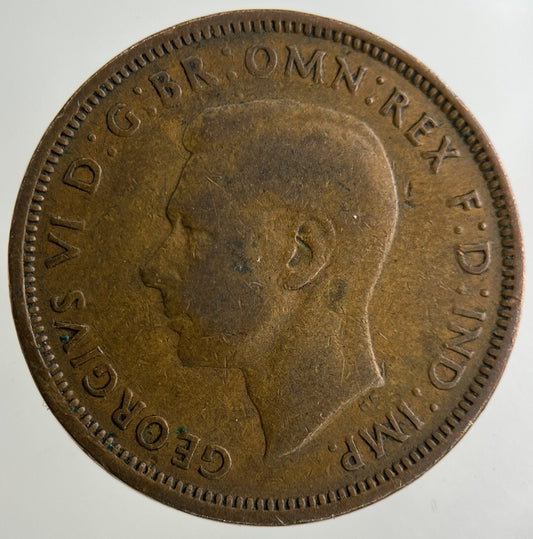 1942 George VI Half-Penny Coin | Collectable Grade