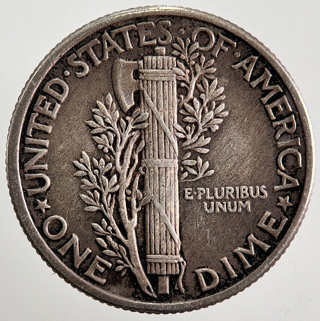 1942 US USA Mercury Dime Silver Coin | Very High Grade