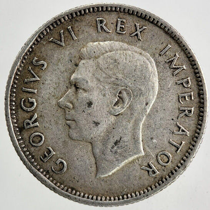 1942 South Africa One Shilling Silver Coin | Fine Collectable Grade