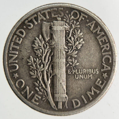 1942 USA US Mercury One Dime Silver Coin | Fine Collectable Grade