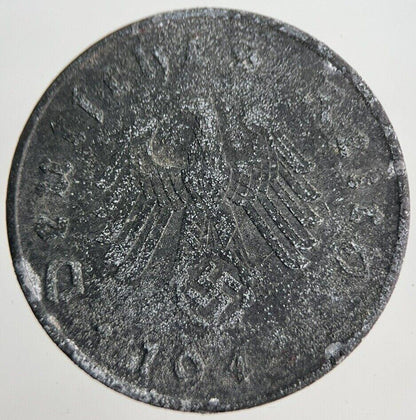 1942-A Germany Nazi 10 Pfennig Coin | Collectable Grade | a7104