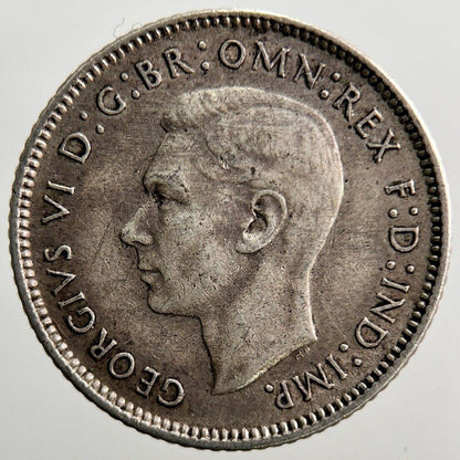 1942-D Australia Sixpence Silver Coin | Fine Collectable Grade | a3730