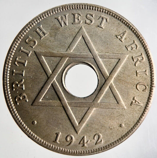 1942 West Africa One Penny Coin | Fine Collectable Grade