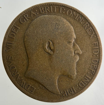 1908 Edward VII Half-Penny Coin | Collectable Grade