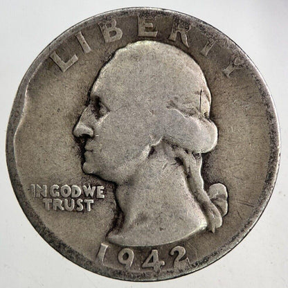 1942 US USA Quarter Dollar Silver Coin | Collectable Grade