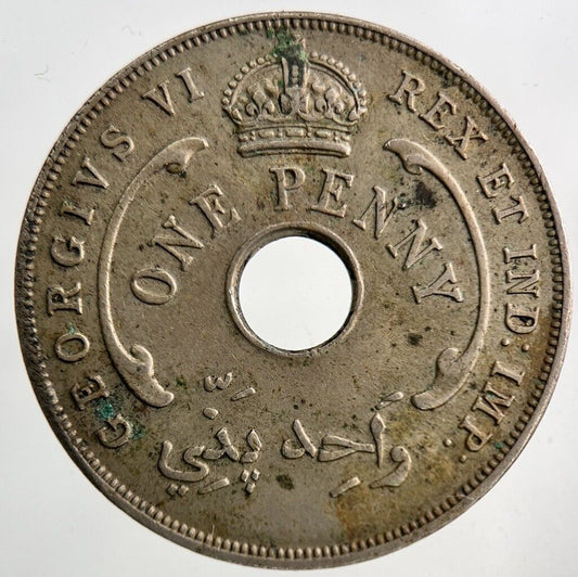 1942 West Africa One Penny Coin | Very High Grade