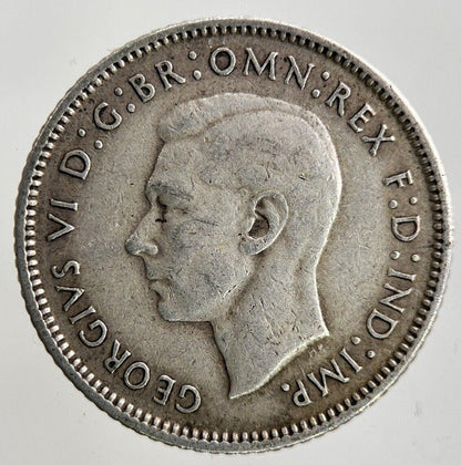 1942-D Australia Sixpence Silver Coin | Fine Collectable Grade
