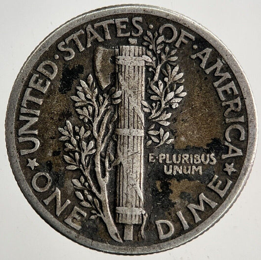 1942 US USA Mercury One Dime Silver Coin | Fine Collectable Grade