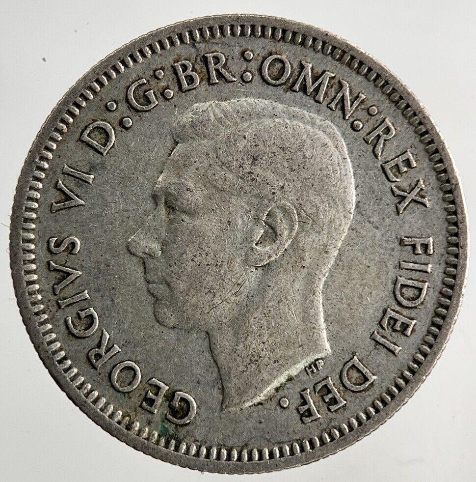 1942-D Australia Sixpence Silver Coin | Fine Collectable Grade