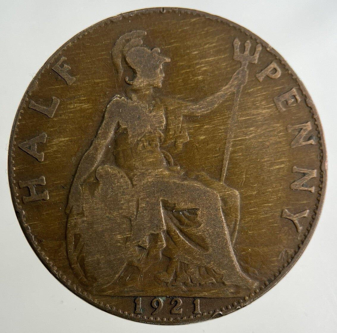 1921 George V Half-Penny Coin | Collectable Grade