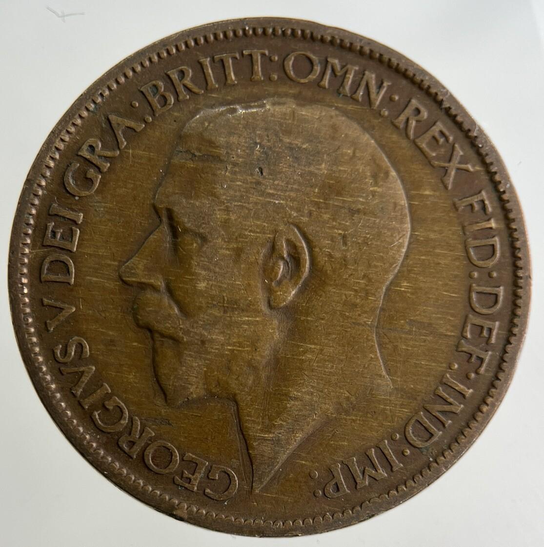 1921 George V Half-Penny Coin | Collectable Grade