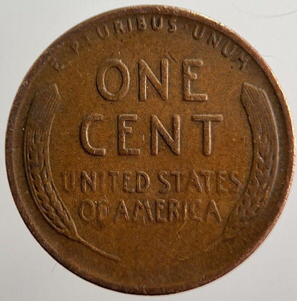 1942-S Lincoln US USA One Cent Coin | Fine Collectable Grade | a3173