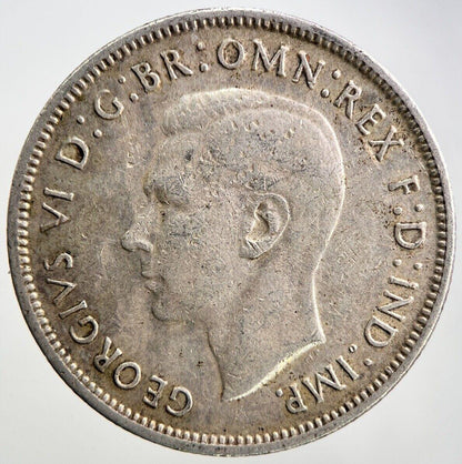 1942-S Australia Florin Silver Coin | Fine Collectable Grade | a3450