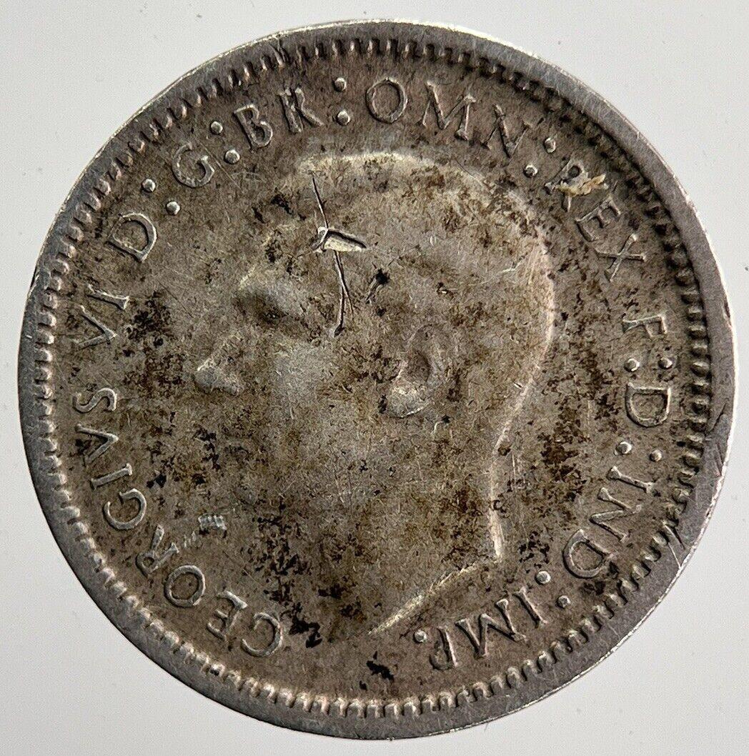 1943 Australia Sixpence Silver Coin | Fine Collectable Grade | a5889