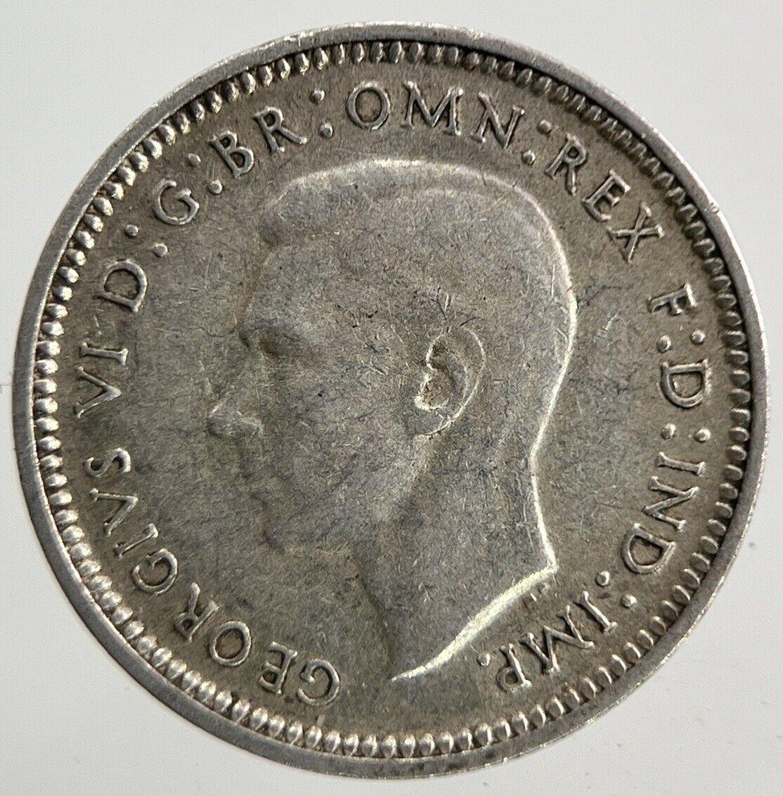 1942-D Australia Threepence Silver Coin | Fine Collectable Grade