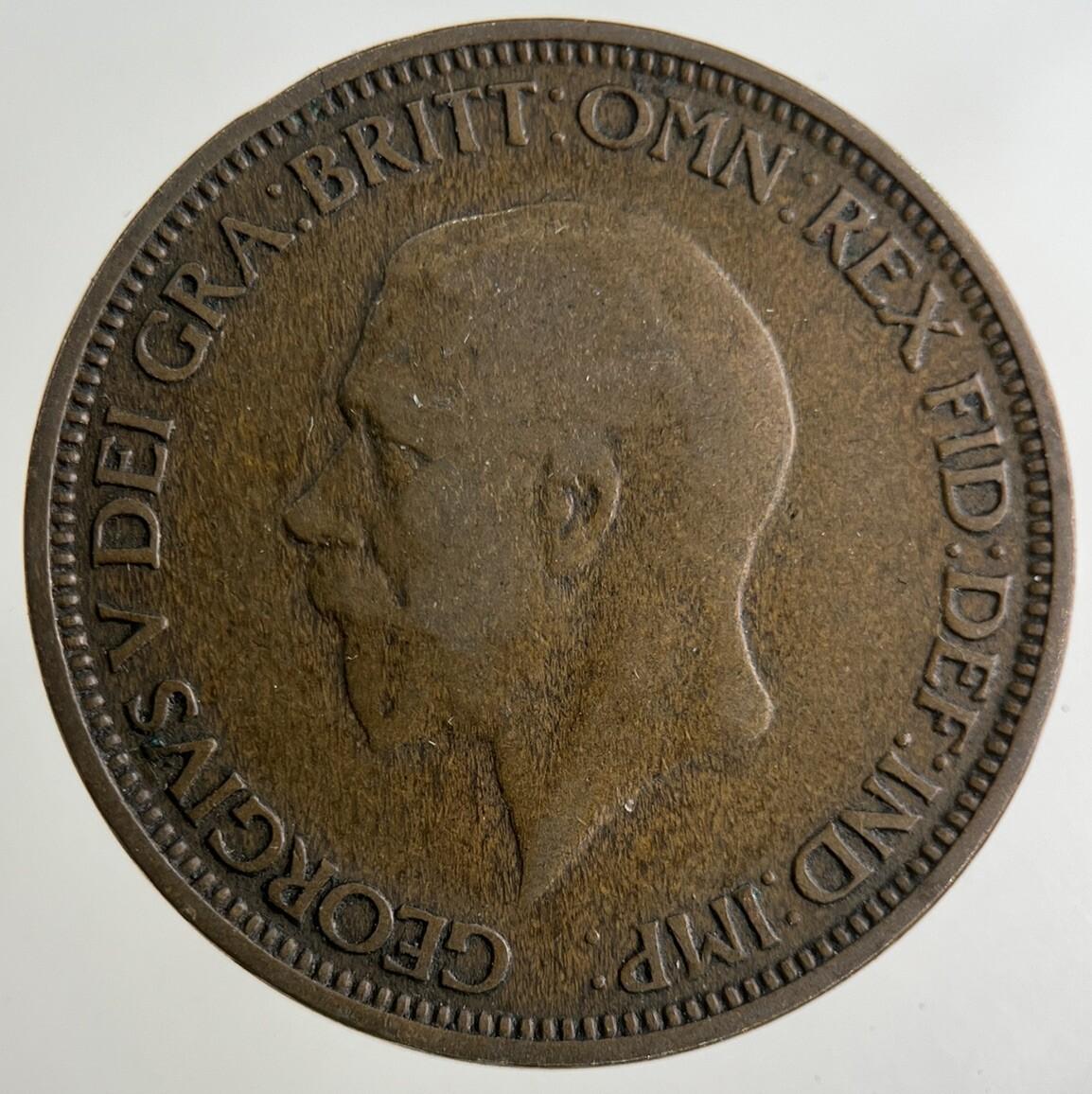 1934 George V Half-Penny Coin | Collectable Grade