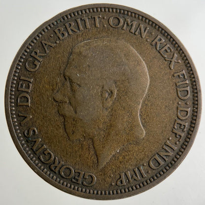 1934 George V Half-Penny Coin | Collectable Grade