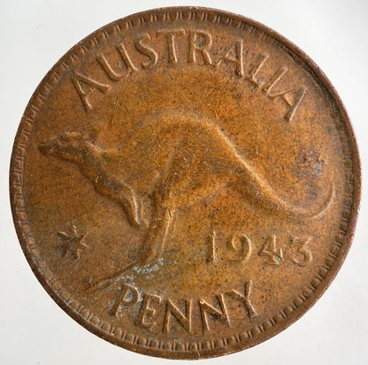 1943 Australia One Penny Coin | Fine Collectable Grade
