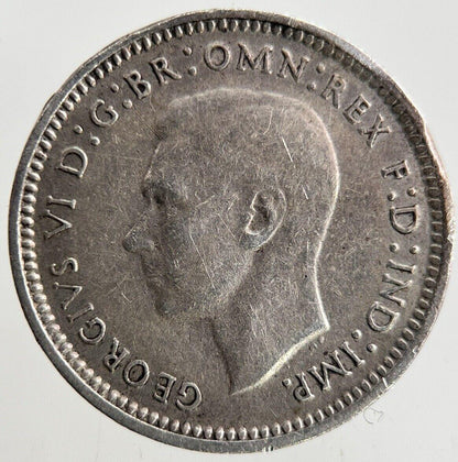 1942-S Australia Threepence Silver Coin | Fine Collectable Grade
