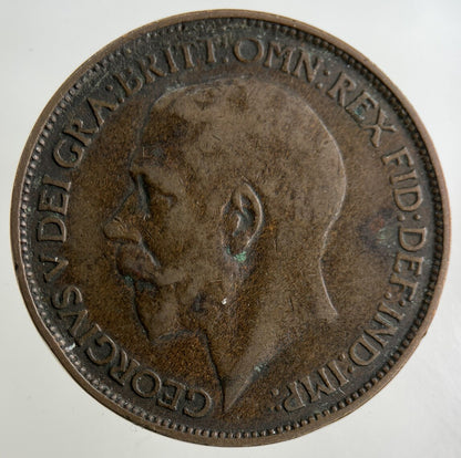1925 George V Half-Penny Coin | Collectable Grade