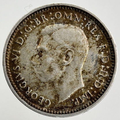 1942-D Australia Threepence Silver Coin | Fine Collectable Grade