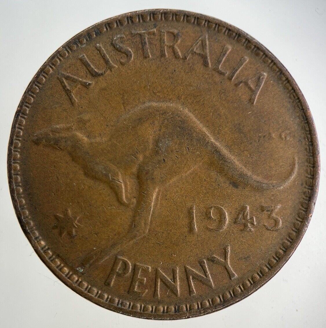 1943 Australia One Penny Coin | Fine Collectable Grade