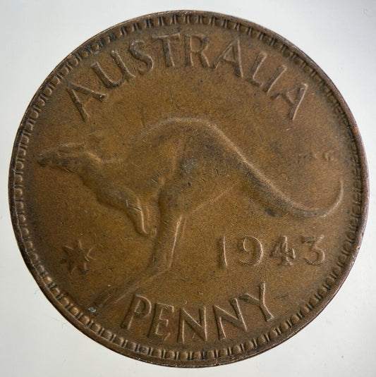 1943 Australia One Penny Coin | Fine Collectable Grade