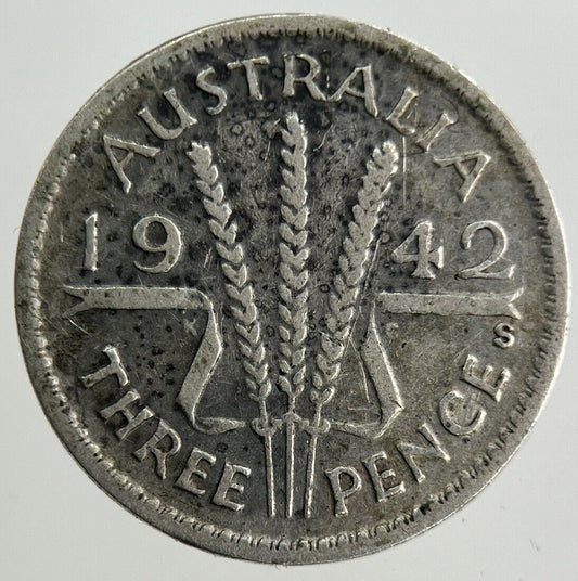 1942-S Australia Threepence Silver Coin | Collectable Grade