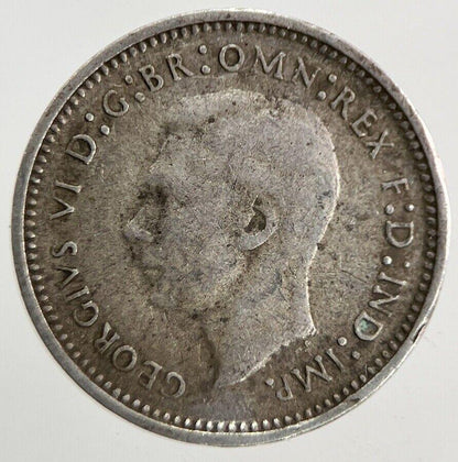 1943 Australia Threepence Silver Coin | Fine Collectable Grade