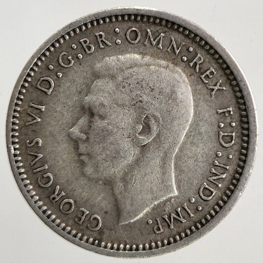 1943 Australia Threepence Silver Coin | Fine Collectable Grade