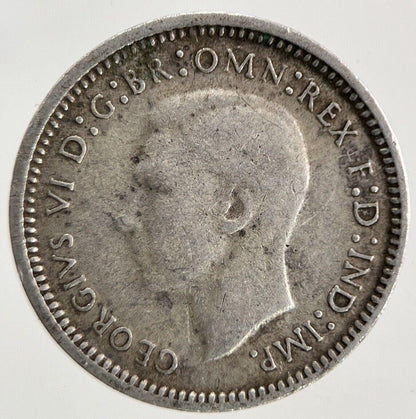 1943 Australia Threepence Silver Coin | Fine Collectable Grade