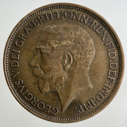 1911 George V Half-Penny Coin | Fine Collectable Grade