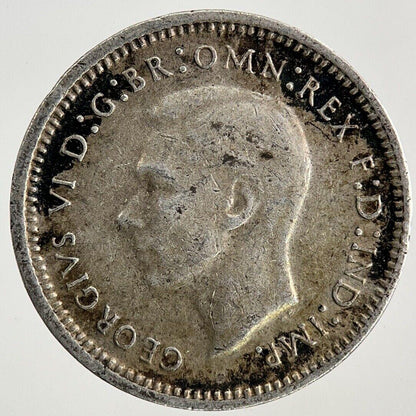 1943 Australia Threepence Silver Coin | Fine Collectable Grade